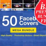 50 Facebook PSD Covers Mega Bundle Free Download