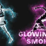 Glowing Smoke Action For Adobe Photoshop Free Download