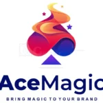 ace magic gradient colorful logo