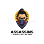 assassin mascot logo