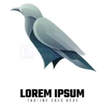 bird gradient logo template