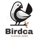 bird simple mascot logo