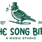 bird vintage logo template