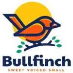 bullfinch simple mascot logo