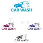 car wash logo template