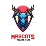 deer mascots logo