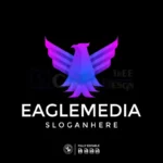 eagle media gradient logo templates