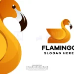 flamingo gradient logo design
