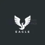 flying bird wings logo eagle soaring