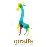foundation logo template 04 giraffe animal zoo (1)
