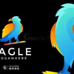 eagle gradient logo 1 template