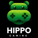 hippo with gaming gradient logo
