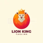 lion king logo template