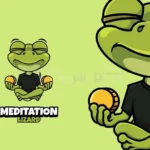 lizard meditation cartoon logo (1)