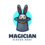 magic mascot cartoon logo