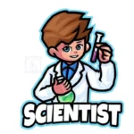 medical lab and health care mascot logo