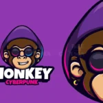 monkey cyberpunk cartoon logo (1)