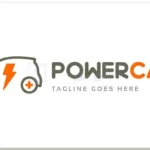 power car logo template