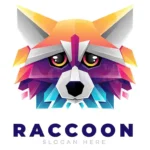 raccoon gradient logo