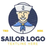 sailor modern logo design