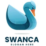 swan gradient colorful logo