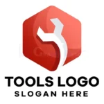tools service gradient logo design