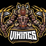 viking mascot logo template