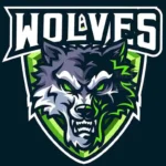 wolf mascot logo