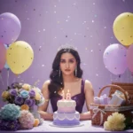 Birthday Party Portrait Aesthetic