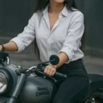 girl on motorcycle