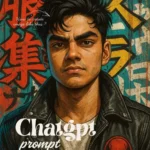 Manga-Inspired Streetart Portrait
