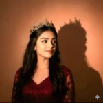 Maroon Gown Aesthetic