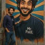 Myself Spray-Painting a Mural