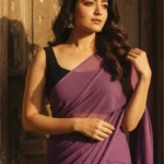 Purple Saree Aesthetic