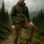 Rugged Outdoor Fashion Model