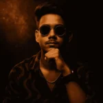 Vintage brown portrait