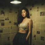 Yellow Wine Portrait Aesthetic